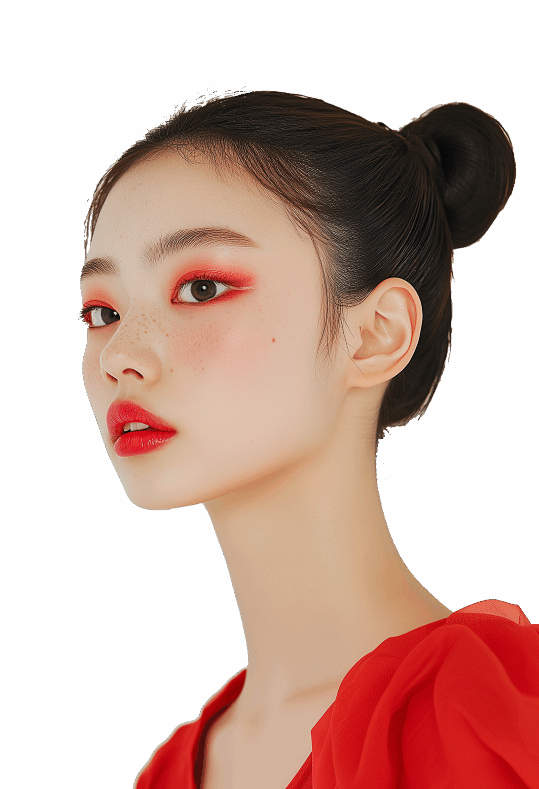 young korean 15 years old girl with red eyeshadow c0b21d1a 219c 4bc2 8bca dbd86d22db31 2